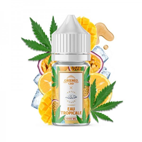 E-liquide CBD eau tropicale | GREENEO sans nicotine