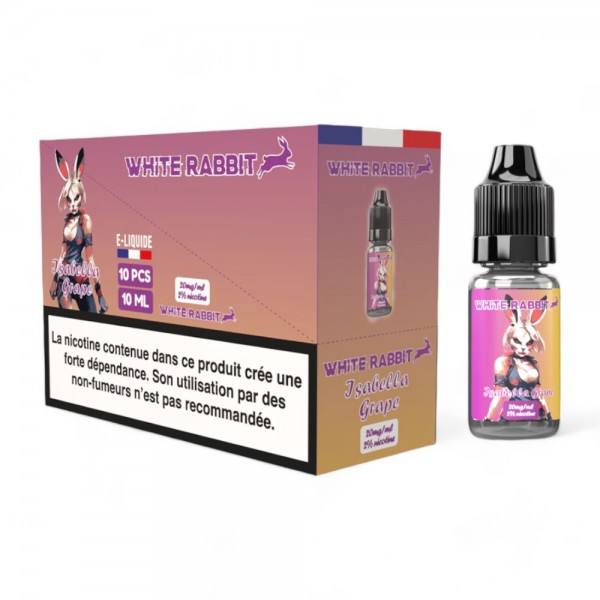 E-liquide White Rabbit 2% Isabella Grape 10ml