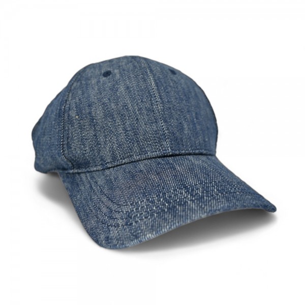 Casquette en chanvre bleu jean