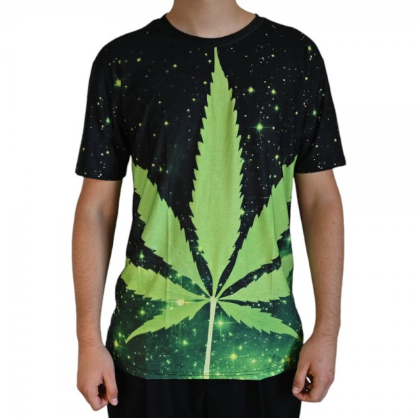 T-shirt Cannabis Galaxy