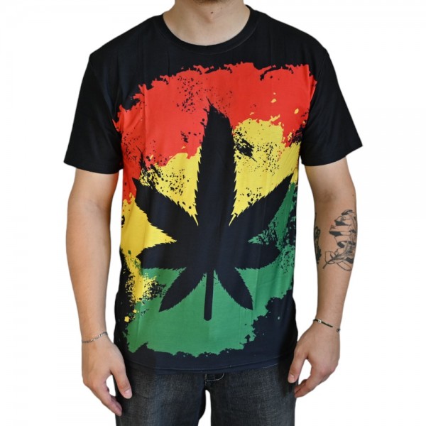 T-shirt Cannabis Rasta