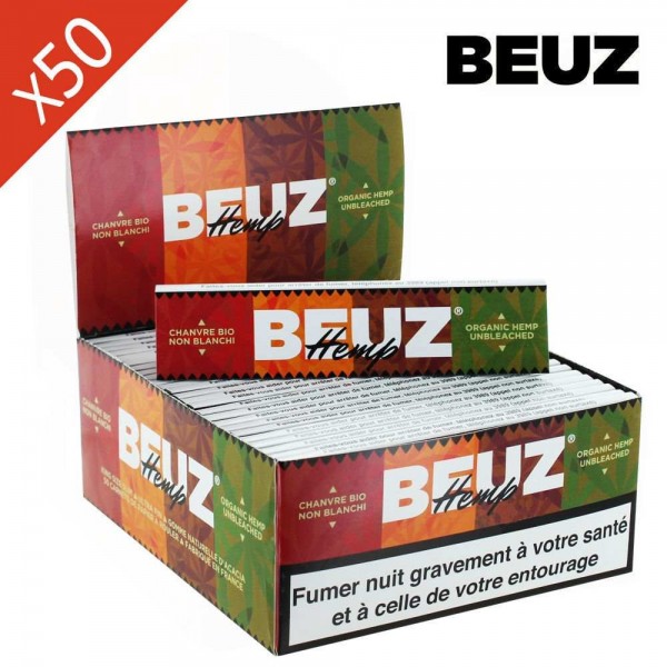 Boîte de 50 carnets Beuz Hemp Bio King Size