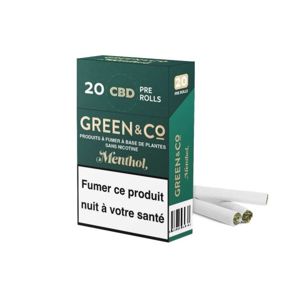 Cigarettes CBD Menthol Green&Co