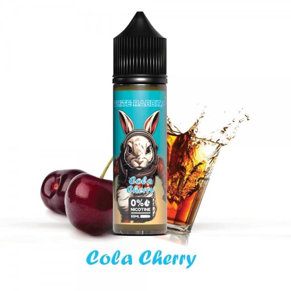 E-liquide Cola Cherry White Rabbit 0% 50ml