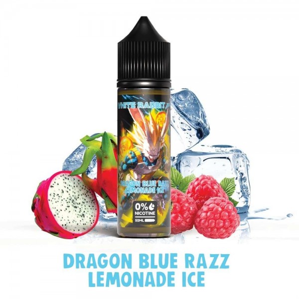 E-liquide Dragon Blue Razz Lemonade White Rabbit 0% 50ml