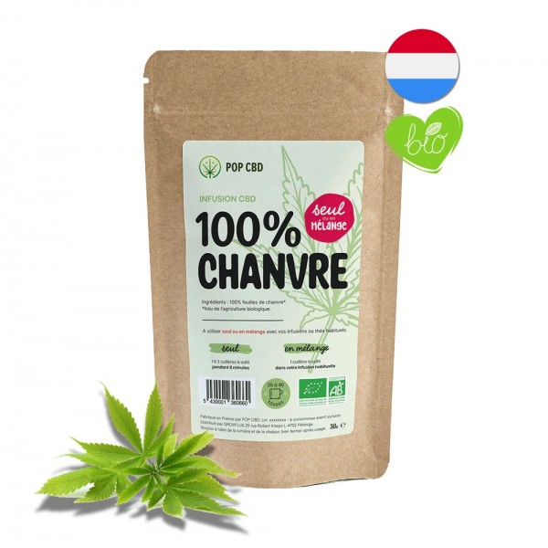 Tisane Bio 100% Chanvre 30g | POP CBD