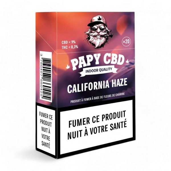 Cigarettes CBD California Haze Papy CBD - Pack de 20