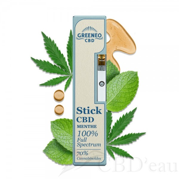 Vape pen CBD full spectrum 70%  | GREENEO sans nicotine