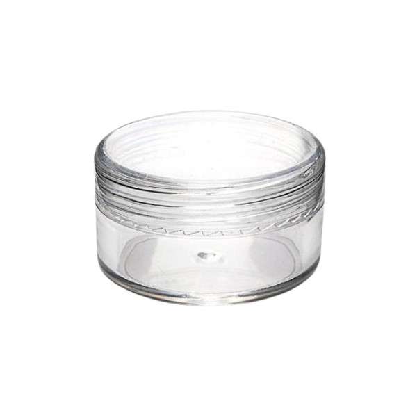 Pot transparent à visser 7ml - 50 pcs