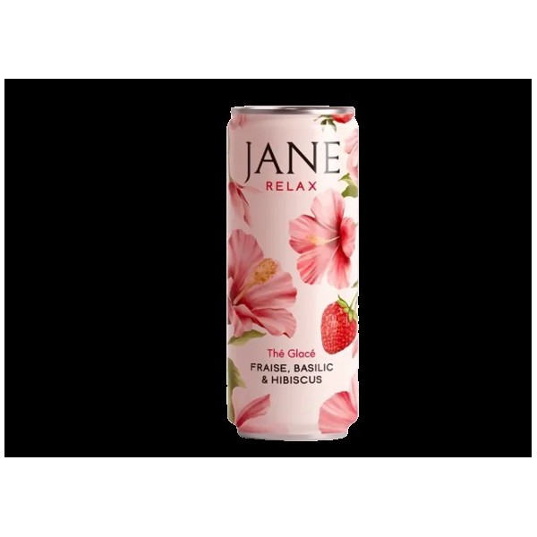 Thé CBD hibiscus fraise basilic bio | JANE