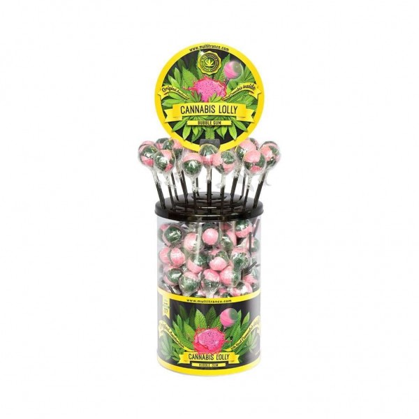 Sucette cannabis bubblegum - 100 pcs | MULTITRANCE