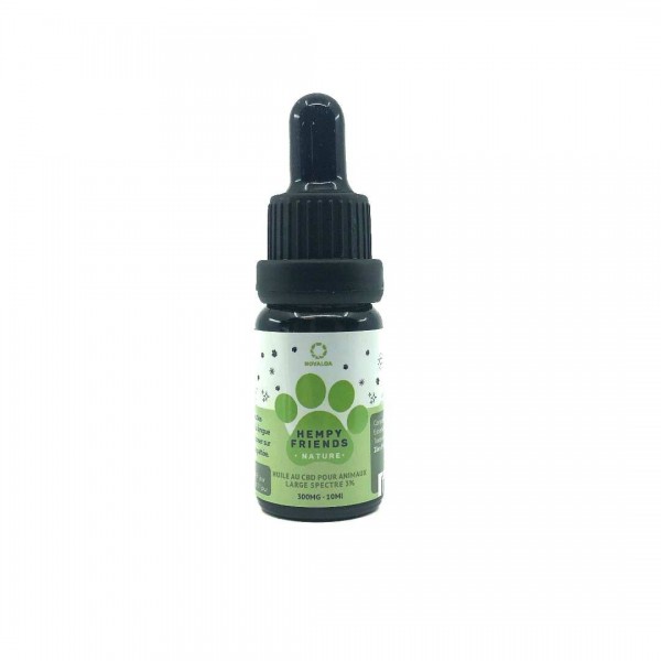 Huile CBD 5% animaux NOVALOA nature 10ml